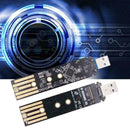 M.2 NVME NGFF SSD to USB 3.1 Adapter 2-in-1 Internal Converter Card D0I6