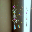Crystal Wind Catcher Diamond Prisms Pendant Dream Catcher Rainbow Chaser Hanging