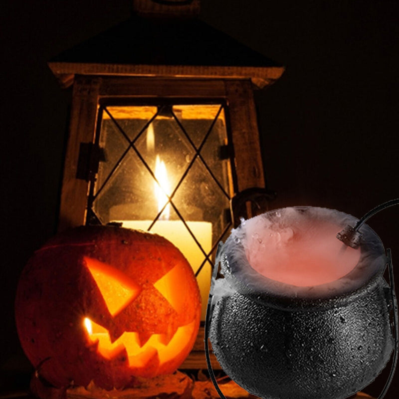 #A Halloween Witch Jar Lamp Party Decor Mist Maker Fogger Indoor/outdoor Decorat