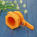 Nylon Bee Extractor Honey Tap Gate Valve Gardening Beekeeper Tool (Yellow) Newly