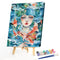 Oil Paint By Numbers Painting Girl Coloring Picture Drawing