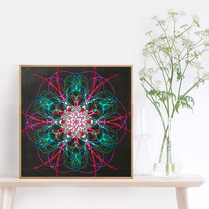 5D DIY Partial Special Shaped Drill Diamond Painting Mandala Decor (YK188)