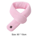 Electric Heated Scarf USB Intelligent Neck Warmer for Cycling Camping (Grey)