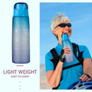 Water Bottle with Time Marker Portable Water Bottle for Kids (Blue Shade) Newly