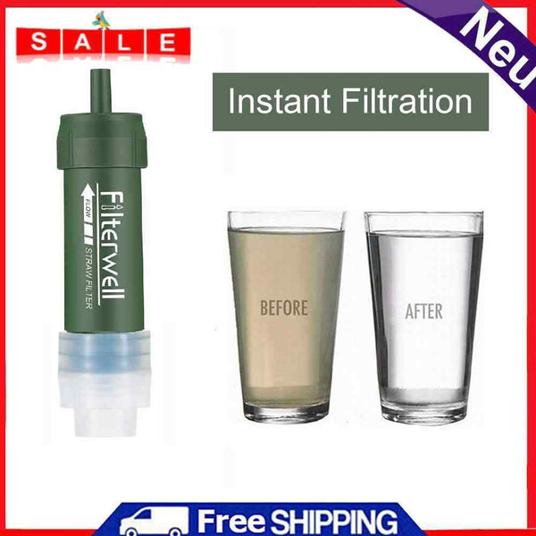 Personal Camping Cleaning Water Filter Straw for Emergency Drinking in Fr