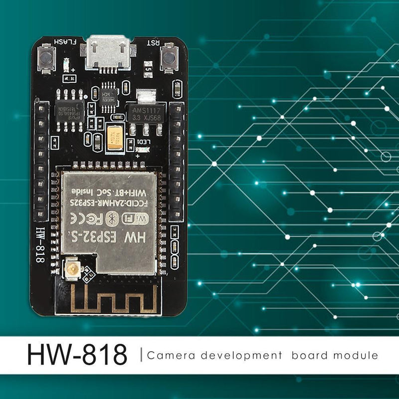 ESP32-CAM-CH340 USB Serial to Bluetooth-compatible and WIFI Camera Developm