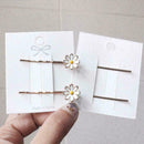 Women Girls Daisy Flower Hairpins Hair Clip Headdress Wedding Bridal FAST B4Z2