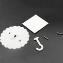 12cm Ceiling Sticky Hooks Screw Net Hanger Wall Household Tools Supplies F7X0