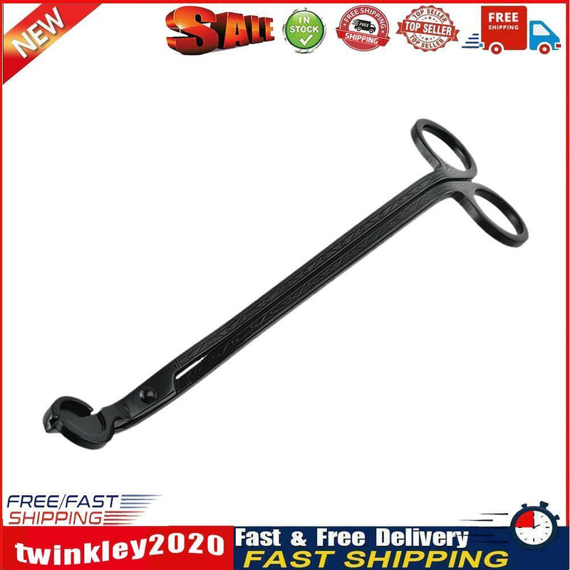 Wick Trimmer Steel Candle Snuffer Cutter Oil Lamp Trim Scissors (Black) Newly