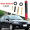 8cm Car Roof Antenna Carbon Fiber Screw Metal Stubby Mast Antenna (Red) Newly