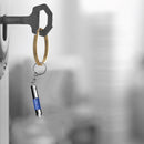 High Voltage Anti-Static Keychain Car Body Static Eliminator (Blue) Newly
