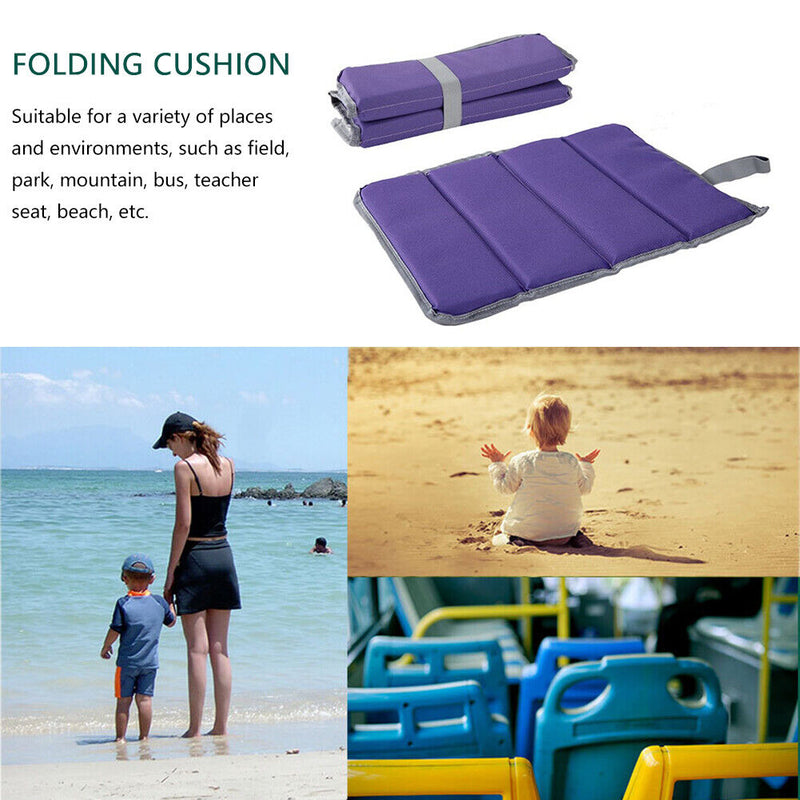 4-Fold Camping Cushion Seat Foldable Sitting Hiking Seat Pad for Outdoor Picn