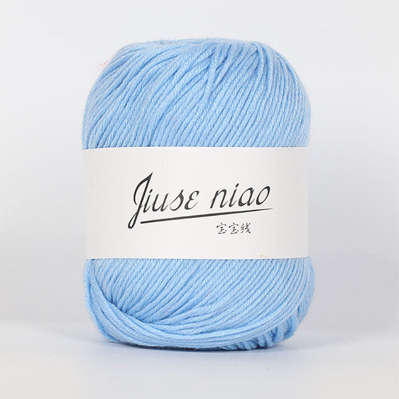 50g Pure Cotton Thin Yarn Crochet Knitting Baby Threads Soft Material DIY Tools