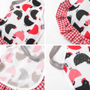 Pet Feather Protector Cloth Elastic Cock Pattern Back Wing Protector (B) Newly