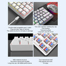 T60 62 Keys NKRO Wired Gaming Computer Mechanical Keyboard (Black Grey)