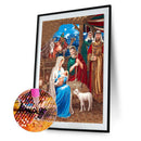 5D DIY Full Drill Diamond Painting Religion Cross Stitch Embroidery Art Gift