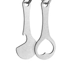 2pcs Metal Keychain Shopping Cart Tokens Accessories Key Ring Hook (C) Newly
