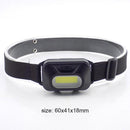 5W COB LED Headlamp Headlight 3 Modes Waterproof Outdoor Cycling Torch