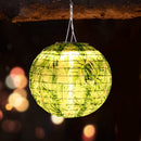 8 inch LED Solar Lantern Waterproof Pendant for Decoration (Large Leaf C) Newly