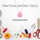 AFfeco Plastic Crafting Needle Crochet Sewing Row Counter with Rope Hanging