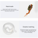 Diver Fish Tank Ornaments Aquarium Landscape Decoration (Blue Long Leg) Newly