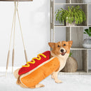 Hot Dog Pet Clothes Dog Cat Puppy Dachshund Halloween Dress Up Costume (M) Newly