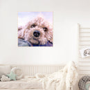 Oil Paint By Numbers Pet Dog on Canvas Digital Painting DIY Wall Art Handic