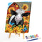 Farm Animal Oil Paint By Numbers Kit DIY Acrylic Painting on Canvas Frameless