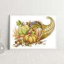 2 Strands Harvest Basketball Partial Embroidery Stamped Cross Stitch Home Decor Gift