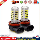 2pcs H8 LED Car Fog Light Bulbs 6000K 3030 SMD LED Fog Lamp Bulbs 12-24V Newly