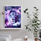 DIY Digital Oil Painting By Numbers Lion Acrylic Color Drawing Canvas Wall Ar