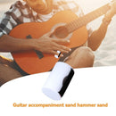 Guitar Ukulele Sand Shaker Rhythm Finger Ring Maraca Accessories (White) Newly