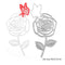 2pcs/set Silicone Transparent Seals Clear Stamps+Cutting Die for DIY Photo-26270