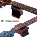 Guitar Neck Rest Support Pillow Wood Guitar String Instrument Cleaning Holder