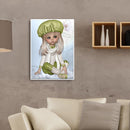 5D DIY Green Suit Girl Diamond Painting Kits Full Round Drill Wall Decor Crafts
