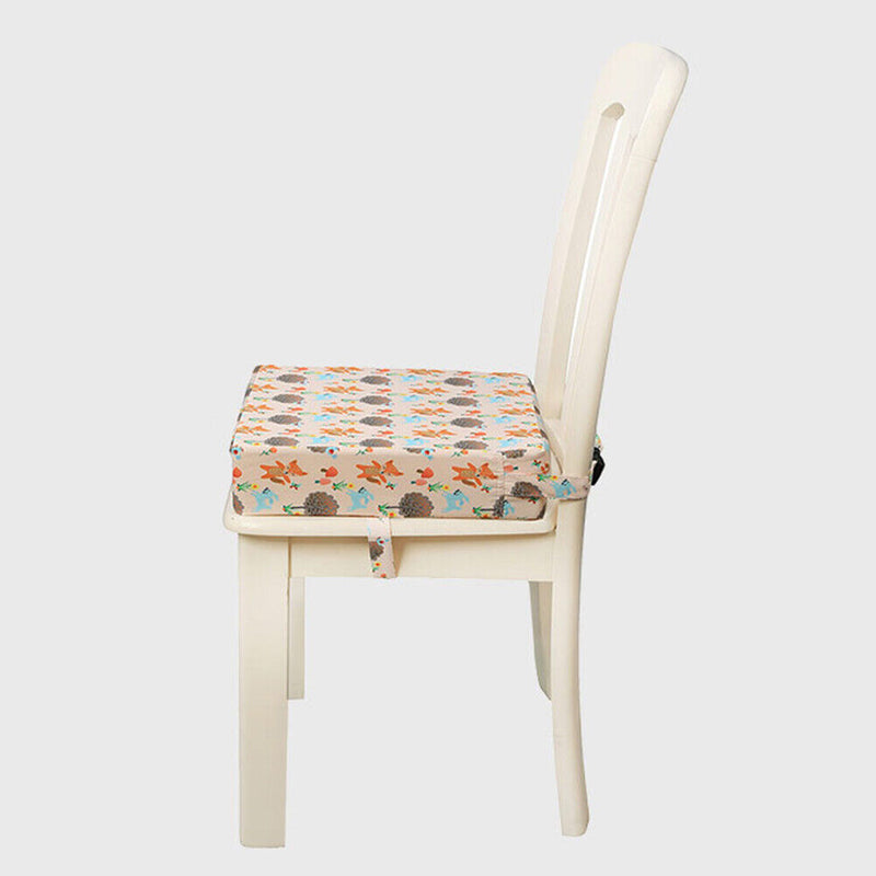 Removable Kids Chair Lifting Cushion Cute Increased Seat Booster (Fox) Newly