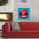 Rhinestone 5D Lips Love Kit Diamond Painting DIY Full Round Drill Pictures Newly