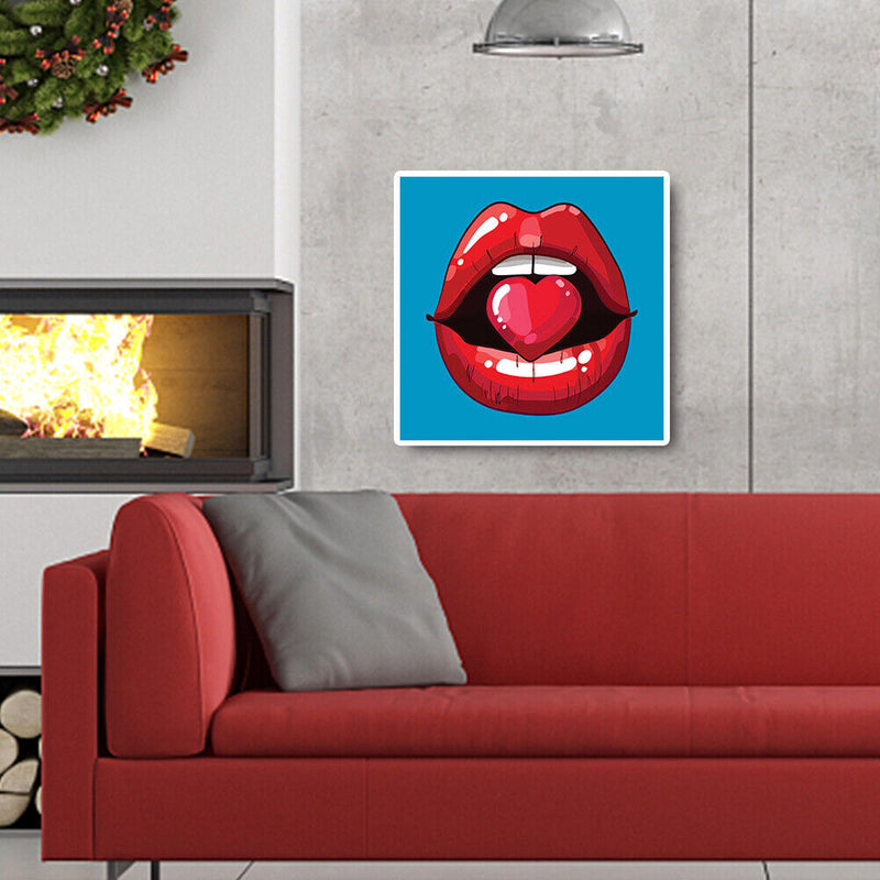 Rhinestone 5D Lips Love Kit Diamond Painting DIY Full Round Drill Pictures Newly