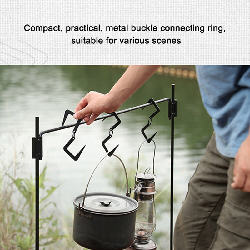 Outdoor Camping Hanging Hook S-shaped Clothes Towel Storage Rack Hiking Suppl