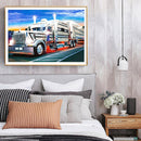 5D DIY Truck Full Round Diamond Painting Mosaic Picture Kits Wall Art Crafts Set