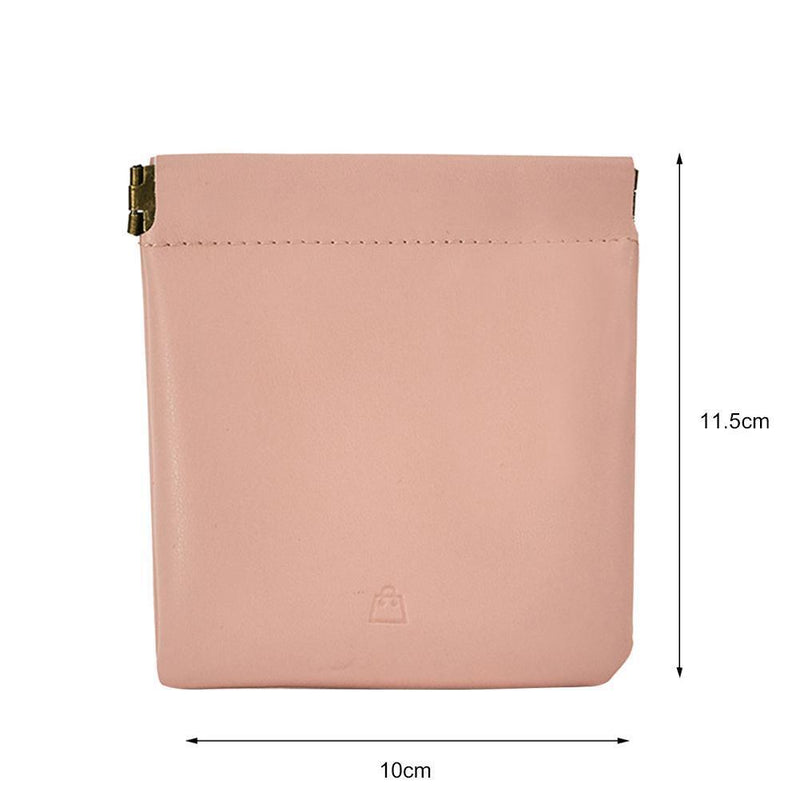 Women Wallets Napkin Tampon Bag Coin Purses Travel Cosmetic Bag (Pink*2)