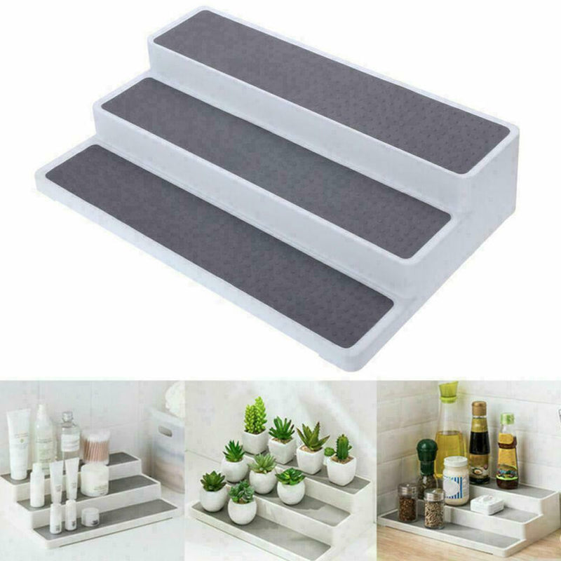 Shelf Jar Rack Holder Cupboard Organiser Storage Food Kitchen Home A2H7 U9B5