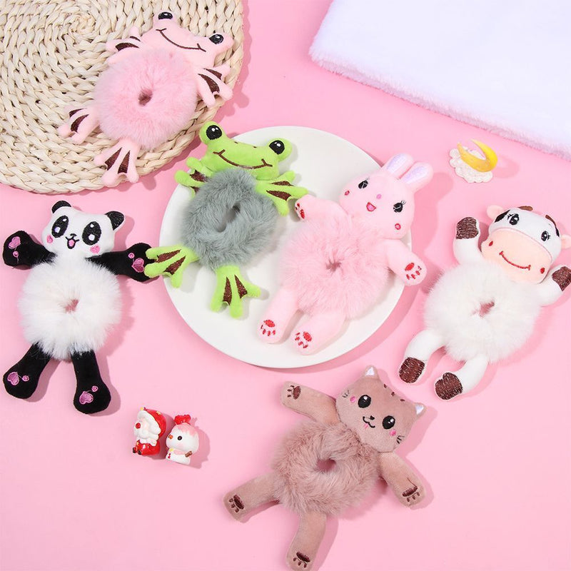 Elastic Hair Accessories Headband HairHoop Animal Hair Ties Plush HairBands