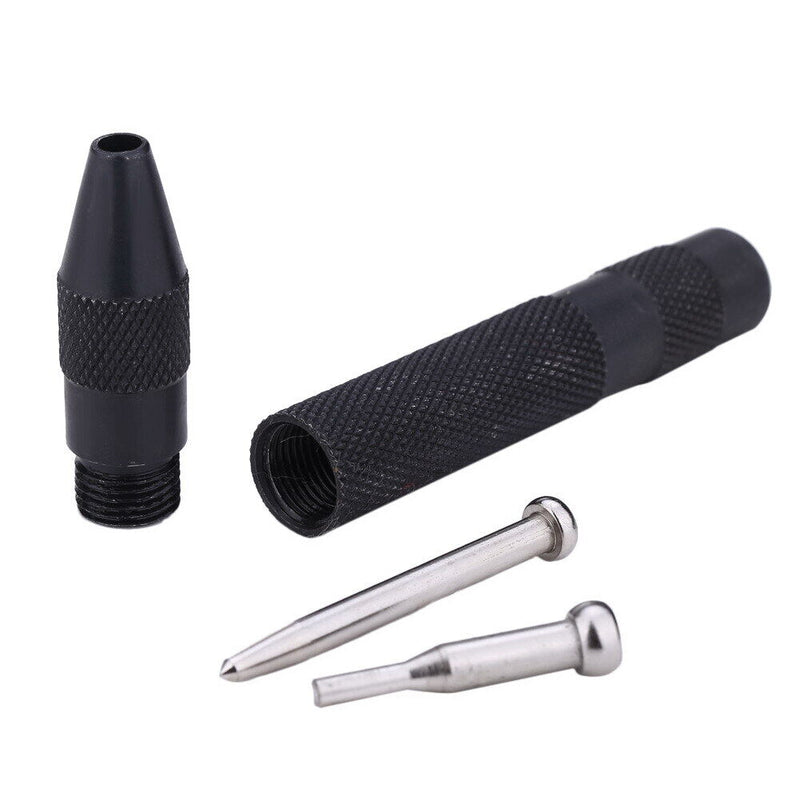 5Inch Automatic Center Pin Punch Spring Loaded Marking Starting Black Newly