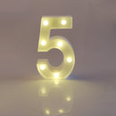 Digital Number LED Symbol Sign Night Light for Wedding Party Birthday (5) Newly