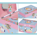 Children Girls Jewelry Storage Music Box Exquisite Paper Musical Boxes Mechan
