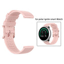 Silicone Smart Watch Strap for POLAR Ignite 20mm Replacement Band (Pink) Newly