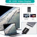 For Macbook Pro/Air Thunderbolt 3 USB C Hub Adapter 4K TV Monitor CHOETECH