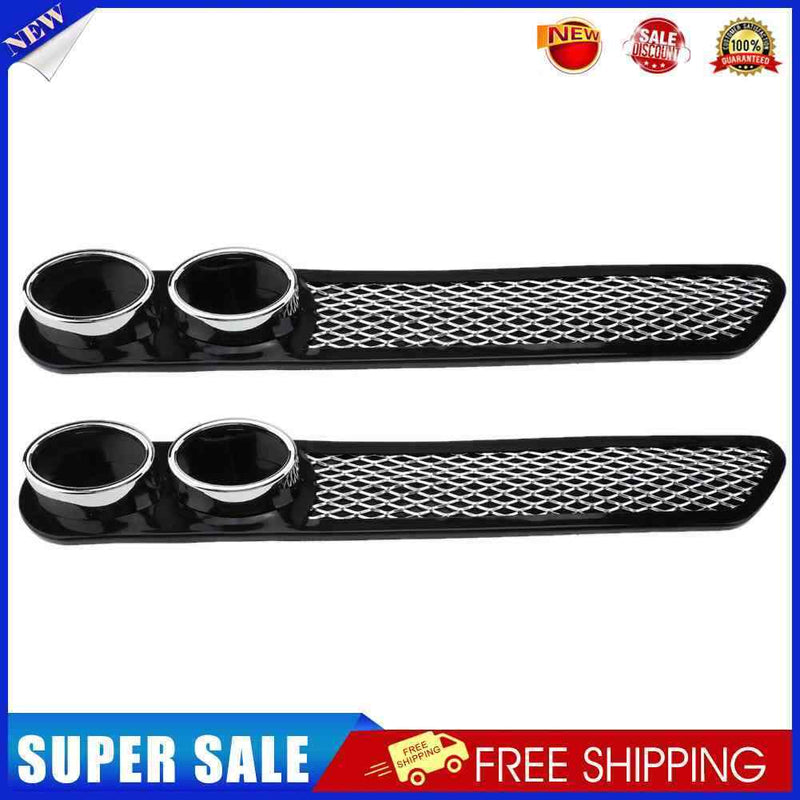4pcs Car Plastic Dummy Dual Exhaust Pipe Stickers Car Styling Accessory