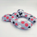 Cute Baby Head Protector Pillow Kid Toddler Prevent Injured Pad (Red Black)